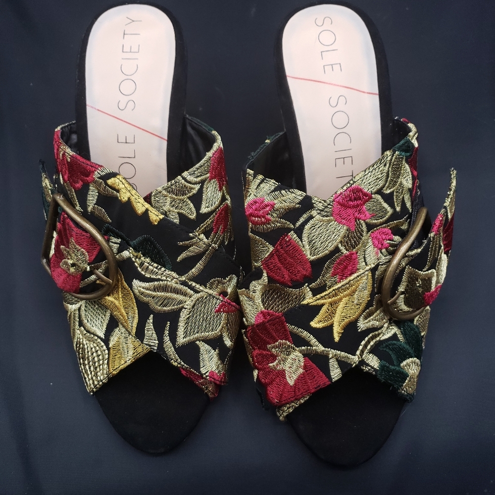 Sole Society heeled mule size 9
